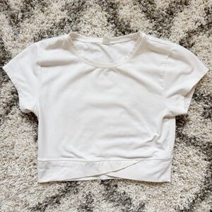 Old Navy White Crop‎ Top power chill